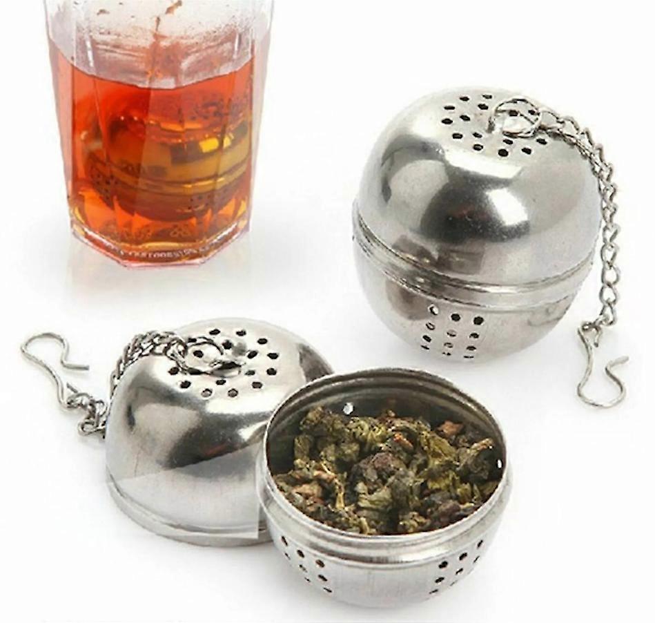 Tea ball Loose Tea Leaf Strainer Herbal Spice Infuser Filter Diffuse fine mesh