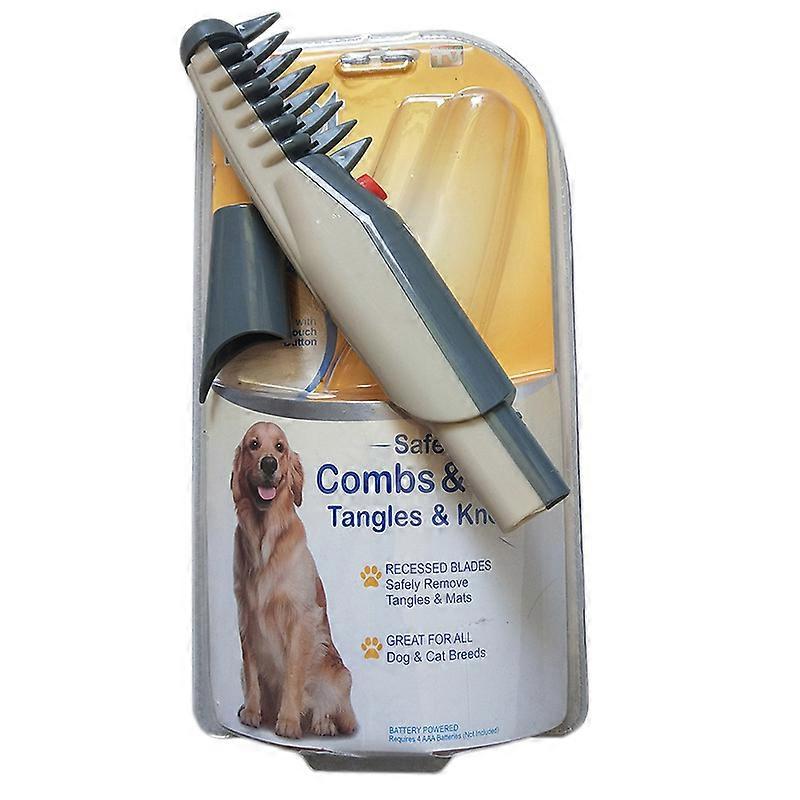 Peine de perro Nudo Hacia fuera Ultimate Pet Peine de aseo eléctrico Corte de enredos Herramienta de corte de tijera Recortadora Redmiter