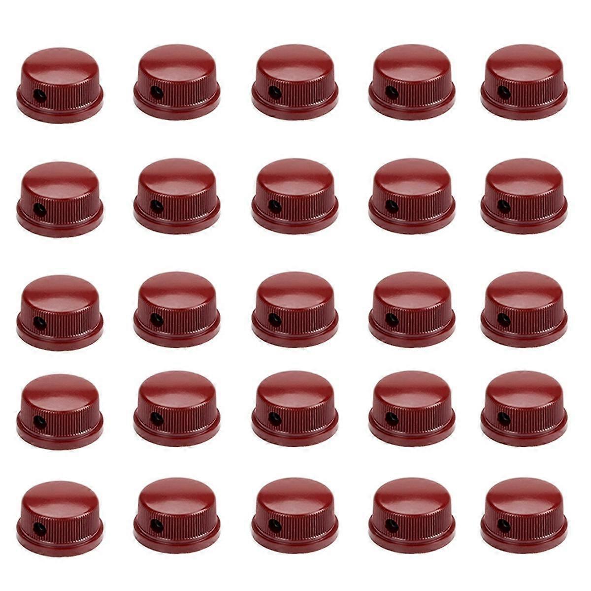 30PCS 6,35 mm Axel Mässing Inuti Skruv Gitarr Pedal Effekter Kontroll Förstärkare Knopp Gitarr Tillbehör