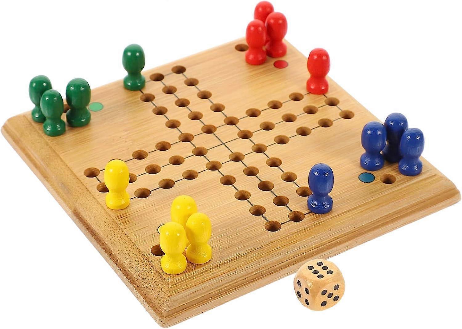 Hover board game Interactive small educational toys Portable bamboo board games Mini Enlightenment toys