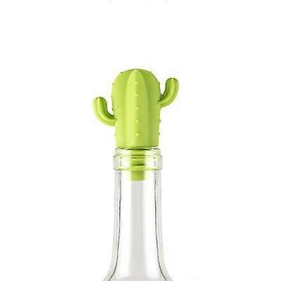 7 in 1 Cactus  Wine Bottle Stopper + Wine Glass Marker Set
