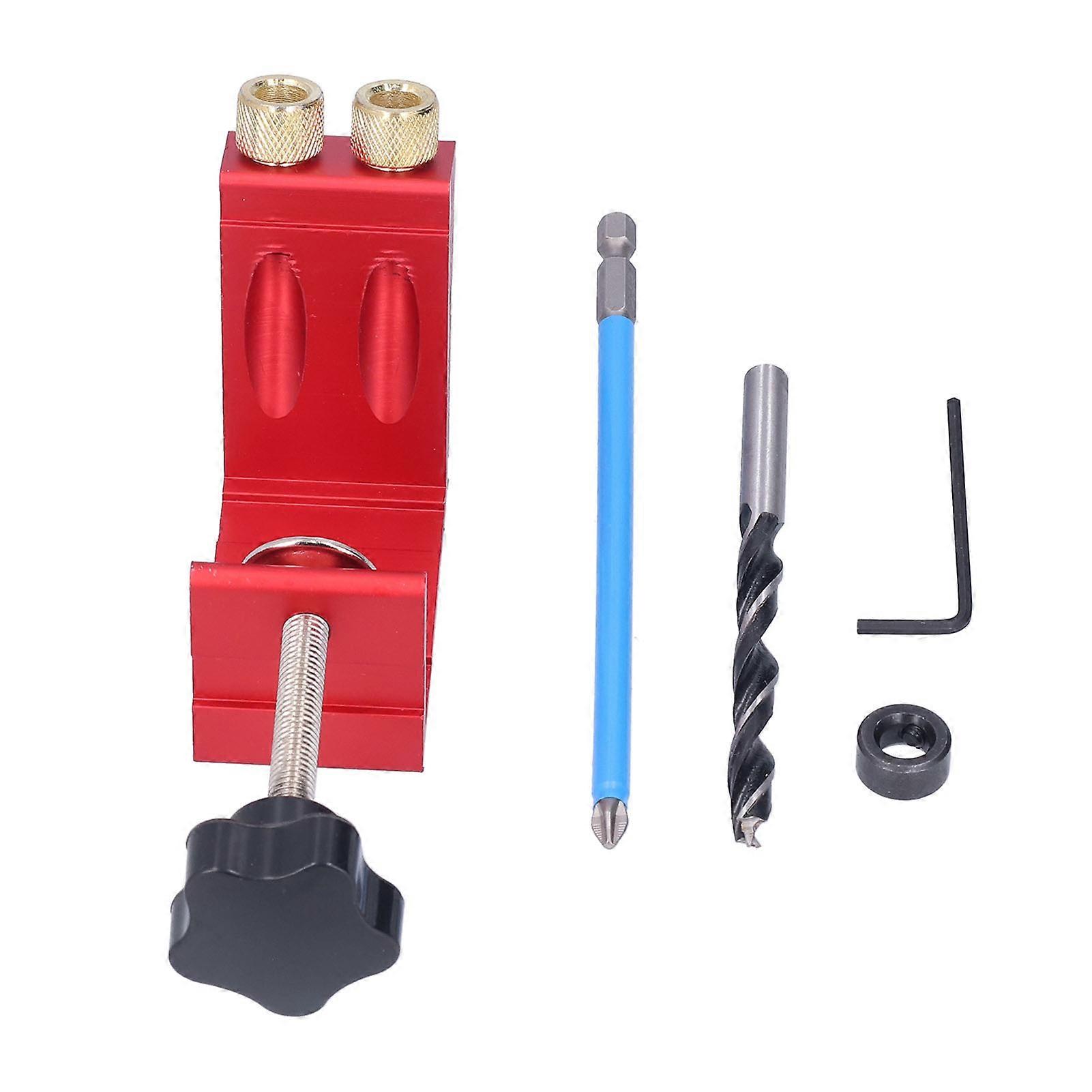 15 Woodworking Hole Jig Dowel Drill Kit Carpentry Accessory