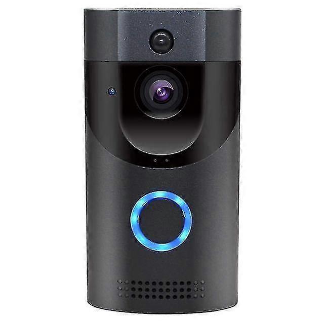 Wifi Doorbell Camera Waterproof Video Door Bell Camera Smart Ip Video Intercom Door Bell (black)