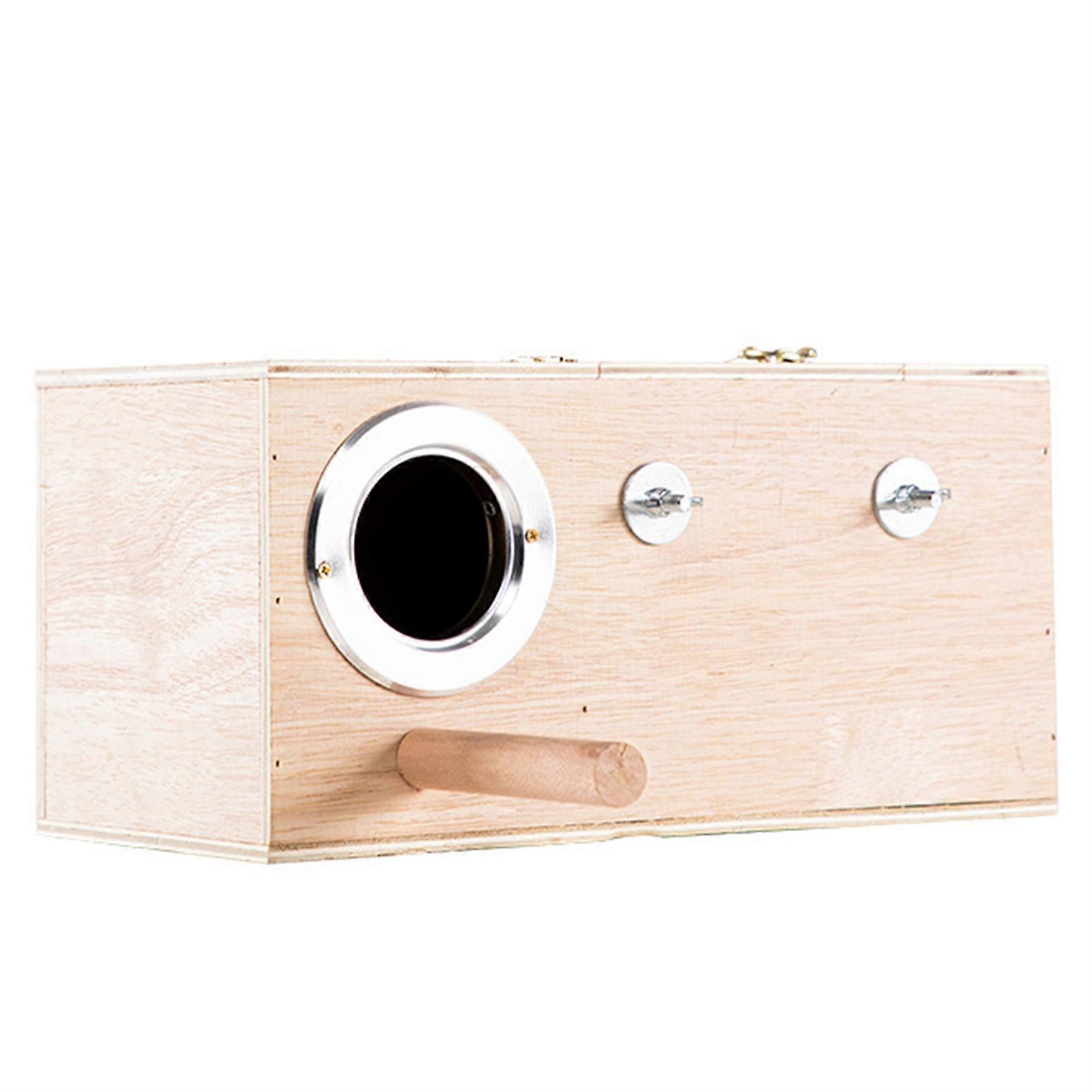 Hanging Bird Nest Box, Wooden Birdhouse For Titmouse Bird House