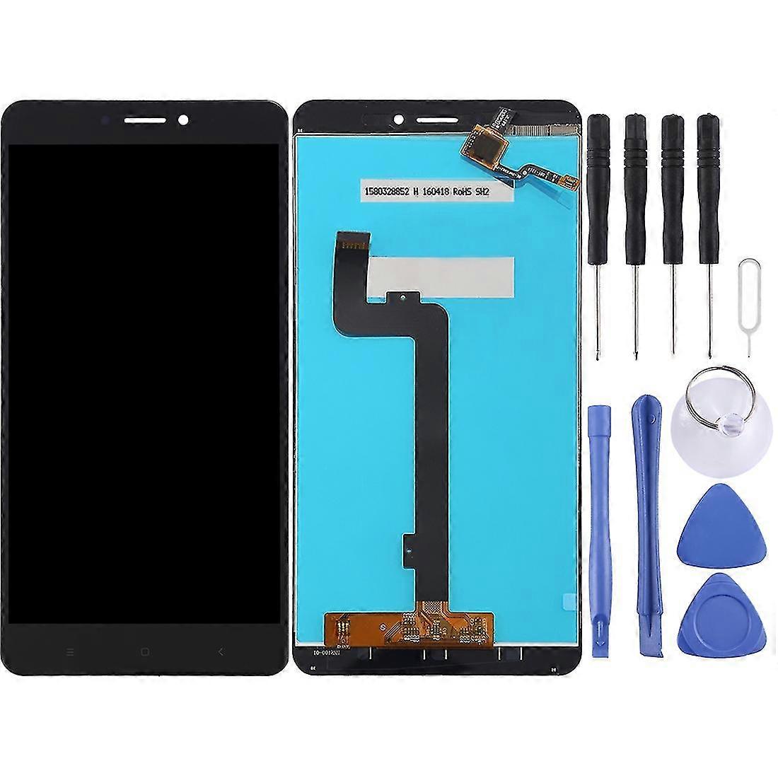 TFT-LCD-Bildschirm für Xiaomi Mi Max 2 mit Digitizer Full Assembly (Schwarz)