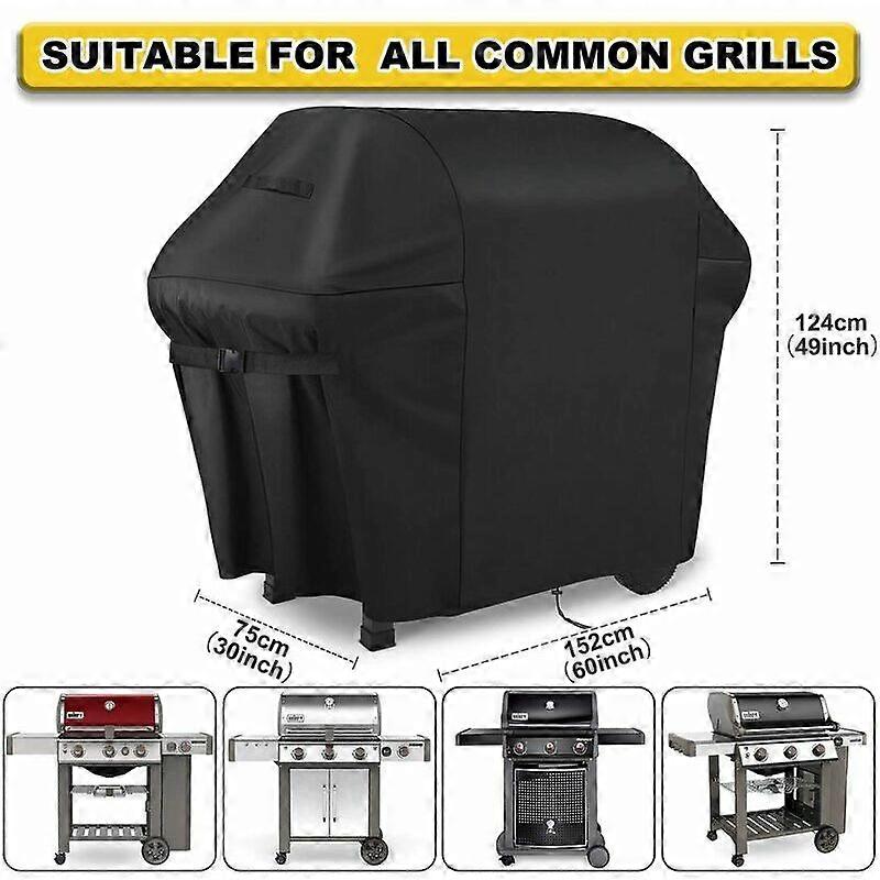 Barbecue Cover, 100% Waterproof Outdoor Barbecue Cover - Barbecue Cover 600D Oxford Fabric Does Not Fade Barbecue Cover Plancha Cover for Weber Char B