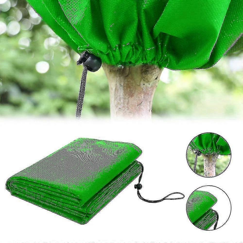 Set Of 3 Winter Protective Covers With Drawstring For Plants, Frost And Frost Protection Bags (80 X 100 Cm)
