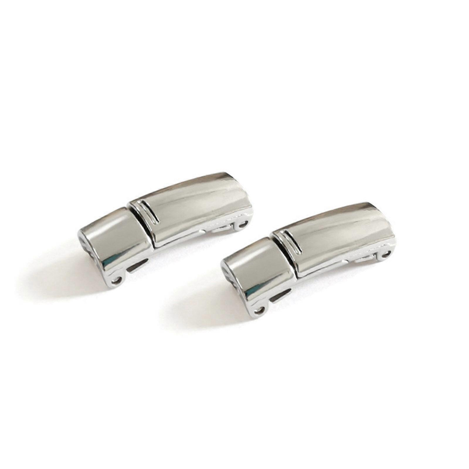 2 יחידות מתכת ללא תחרה מגנטי ללא עניבה אבזם אלסטי שרוך שרוכים ללא עצלנים אבזם שרוכים לילד מבוגר