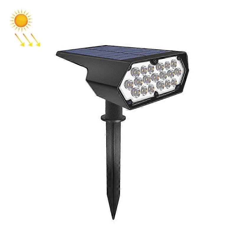 19LED Solar Plug-in Lawn Spotlight Wall Lamp