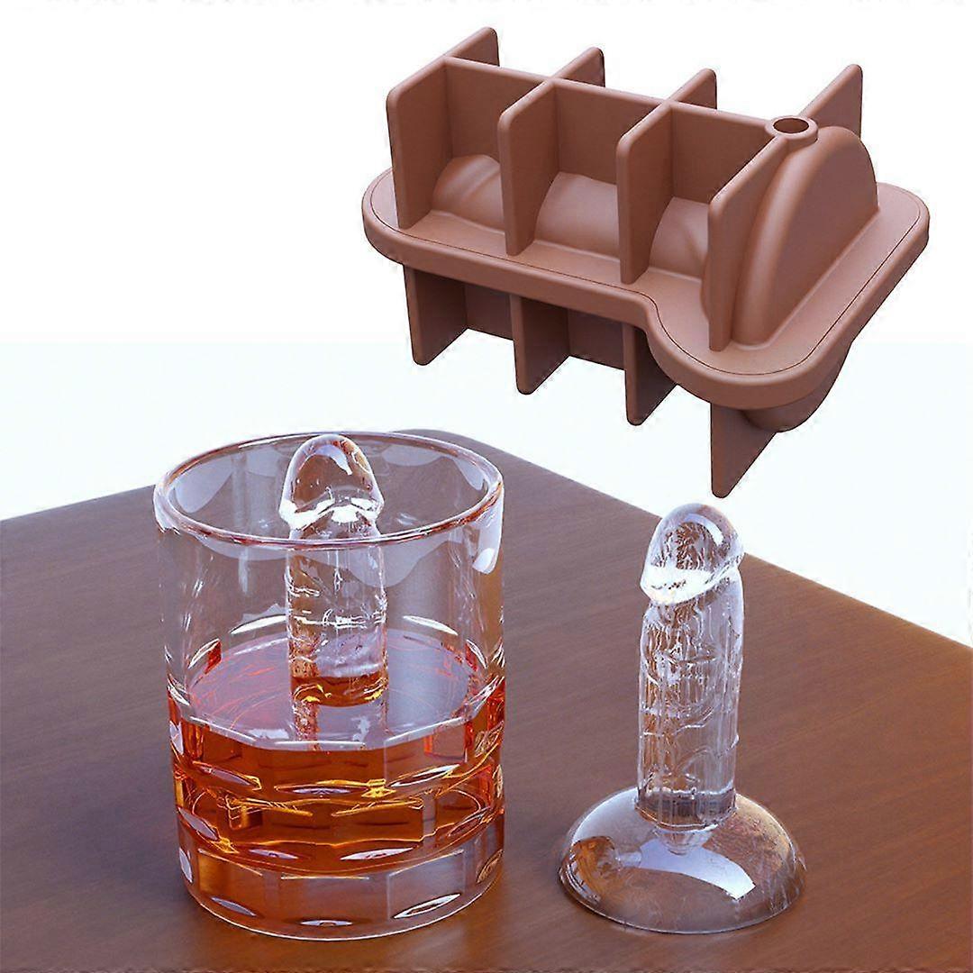 Spoof Ice Cube Mold, Adult Prank Ice Cube Mold, Silicone Ice Cube Mold Novelty Party Ice Cubes Maker