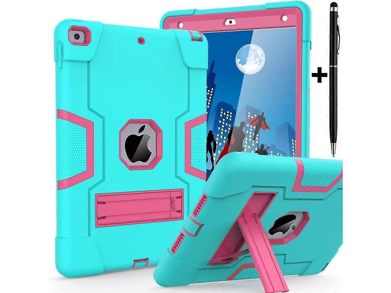 Case for ipad 9th Generation/iPad 8th Generation/iPad 7th Generation, Slim Heavy Duty Shockproof Rugged Protective Case with Built-in Stand for iPad 1