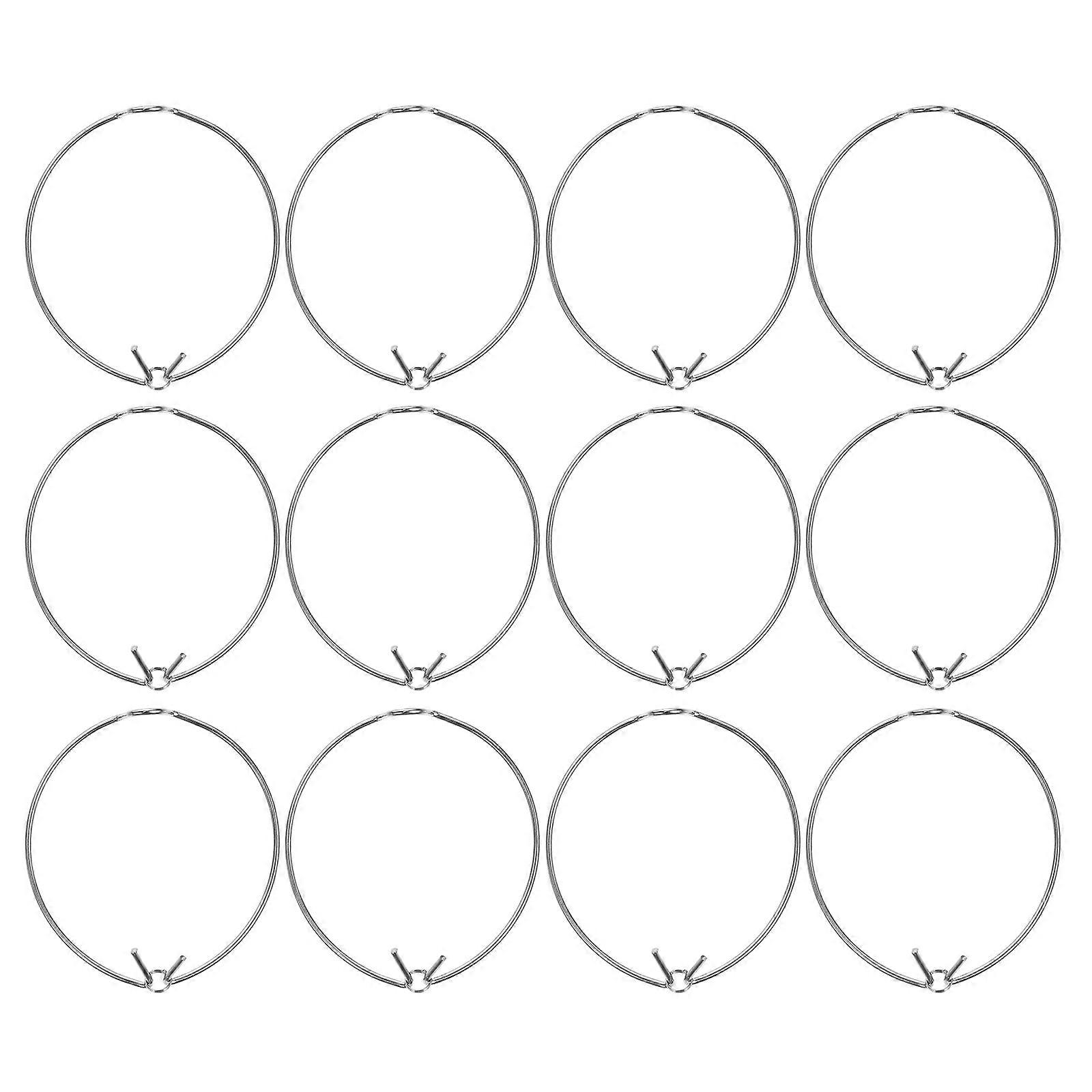 12Pcs Halogen Lamp Retaining Spring Clips Downlight Clips Manganese Steel