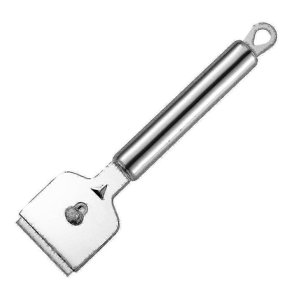 Multifunctional Glass Ceramic Hob Scraper Cleaning Tool With Blade Kitchen Tool1pcs-silver Niuniu