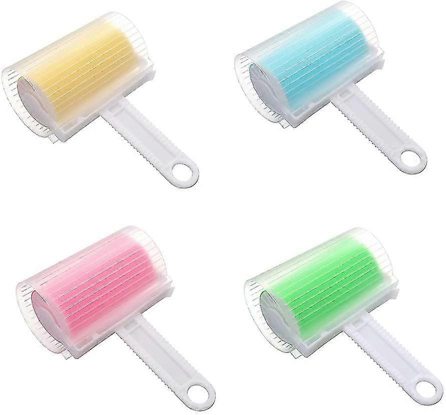 Lint R,r Sticky Der 4 Pieces Of Sticky P R Der With Cover, Reusable Sticky Der, Washable Travel D Or, Suitable F
