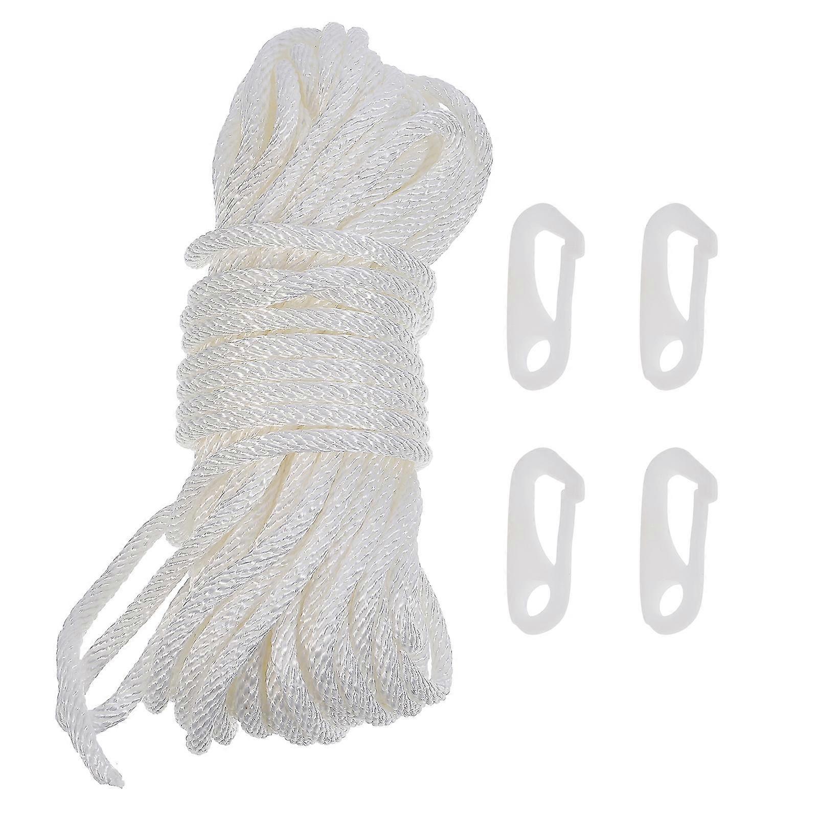 6 Mm Heavy Duty Lanyard Flag Pole Rope Flag Pole Halyard Nylon Flag Rope Flagpole Accessories