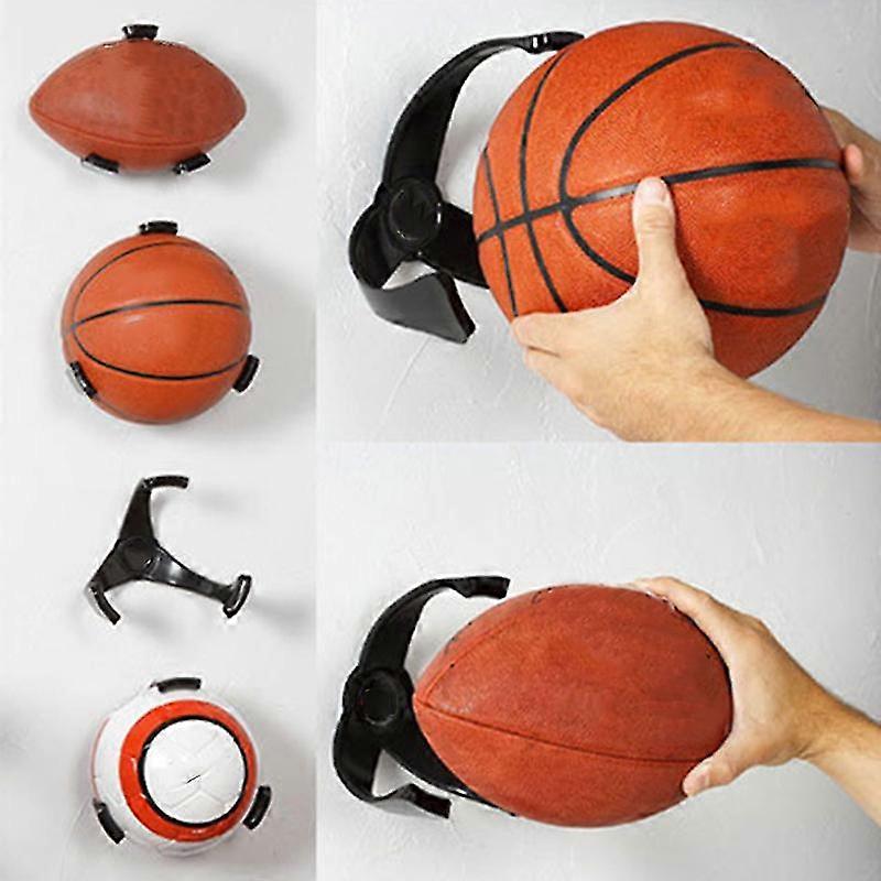 Basketball Storage Claw Wall Mount Soccer Ball Holder Space Saving Display Stand-MXBC