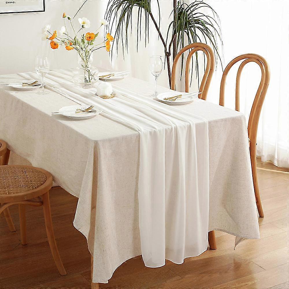 Sheer Table Cover Table Runner Romantic Wedding Party Decoration