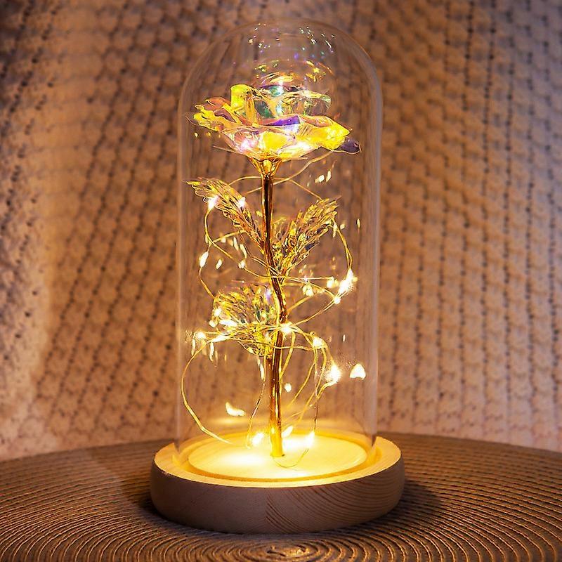 Eternal Glass Cover Rose Luminous LED Valentine's Day gift