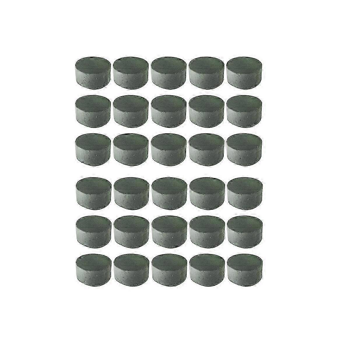 Foam, 30 Pcs Round Dry Foam Blocks, Green Styrofoam Blocks For , Great For Flower