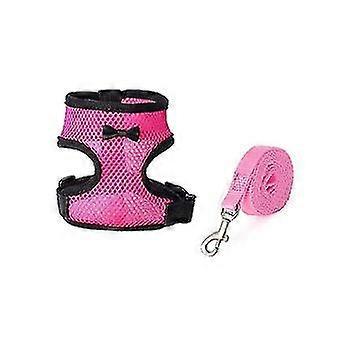 Chicken HarnAnd Leash Set Comfortable Ajustable Vest For Duck Goose Puppy o