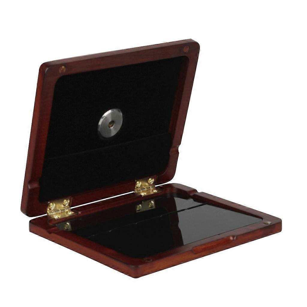 Portable Sax Reeds Storage Box 5 Grid Reeds Cases with Hygrometer Durable