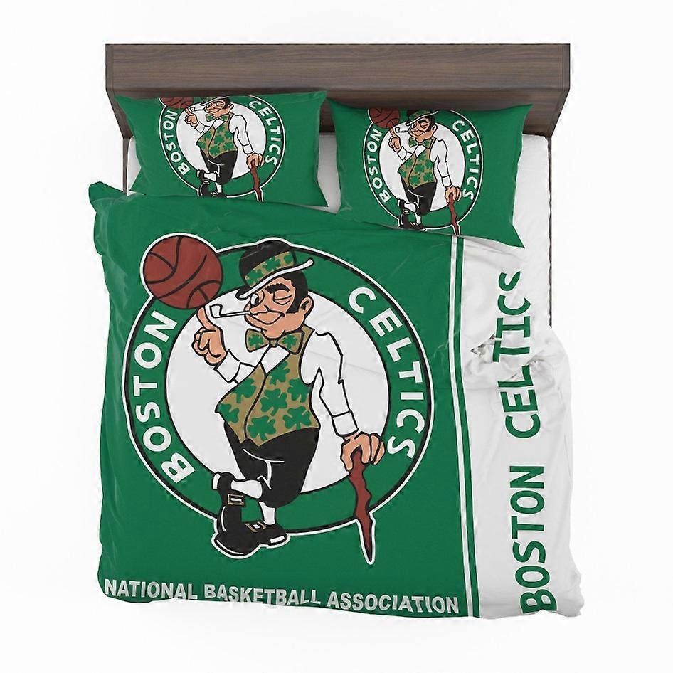 v4572 Bettlaken Boston Celtics NBA Basketball Bettbezug Set Bettbezug Bettbezug Kinder Bettlaken IU4572