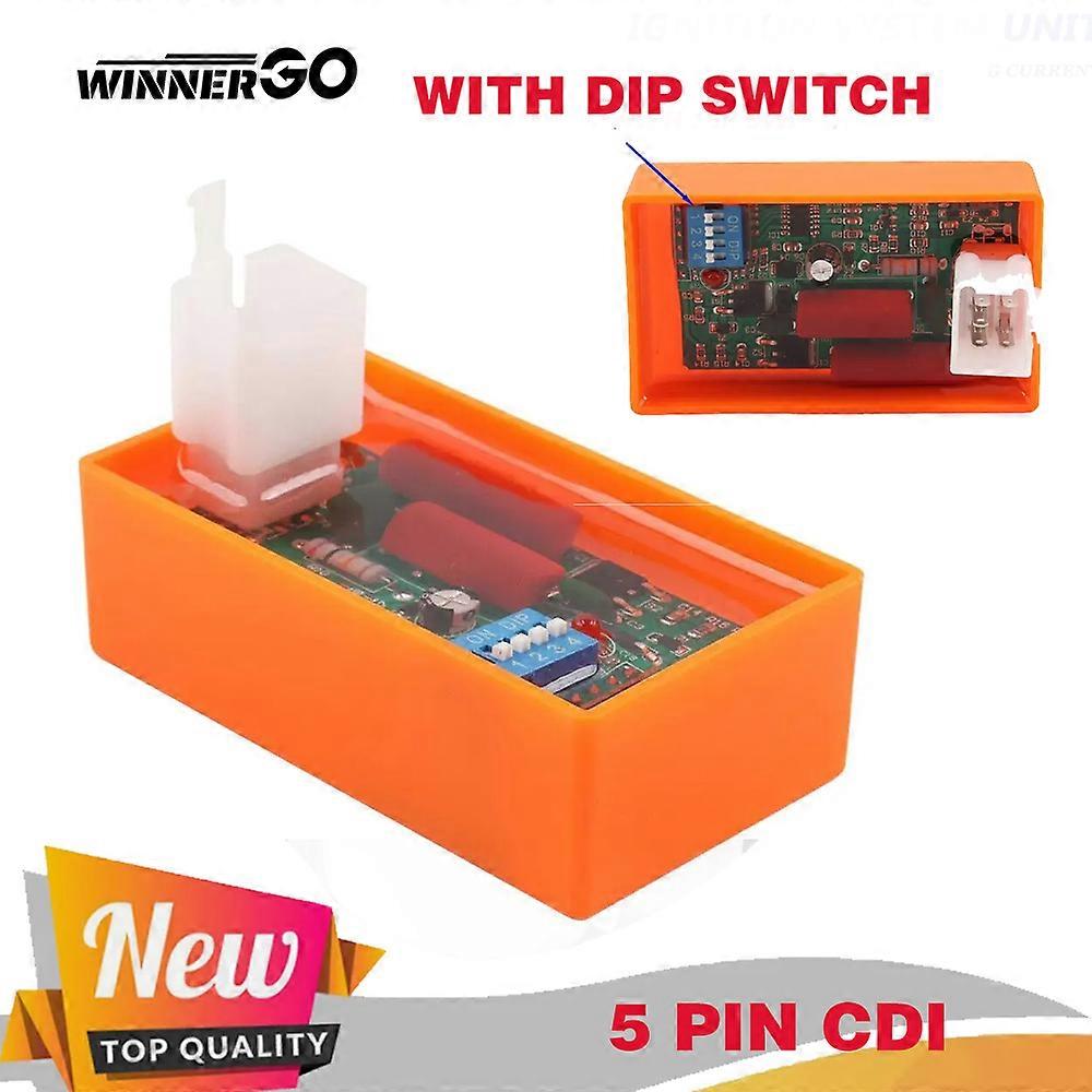 AC 5 Pin CDI with DIP switch Motorcycle Ignition MINI TR50F TR100F DAFRA SUPER100 SHINERAY XY50Q PHOENIX50 SMART150 GN5 CD100
