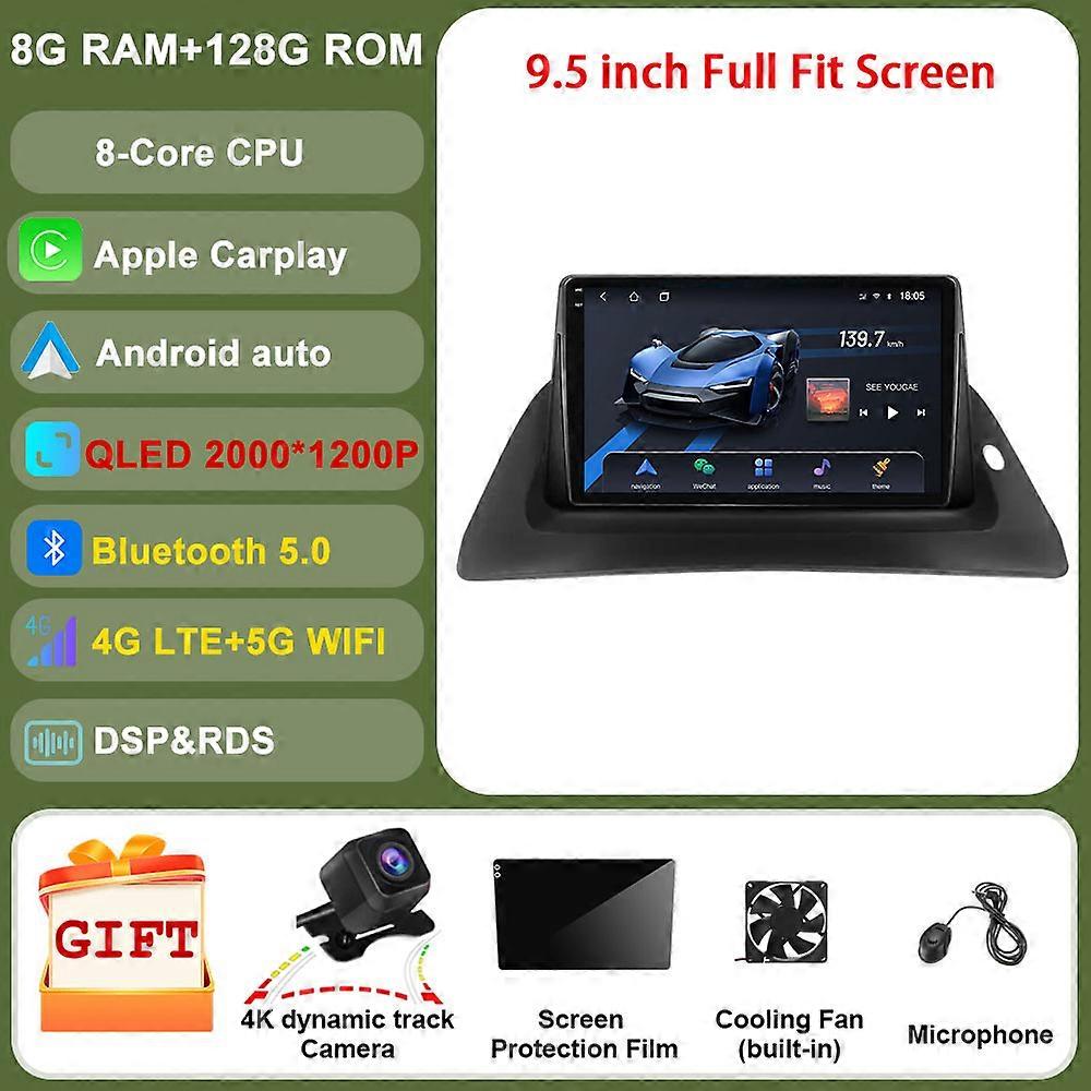 8g+256g For Renault Kangoo 2008 2009 2015 - 2018 Android Car Radio Multimedia Player Gps Navigation Carplay Auto Wifi 4g Swc