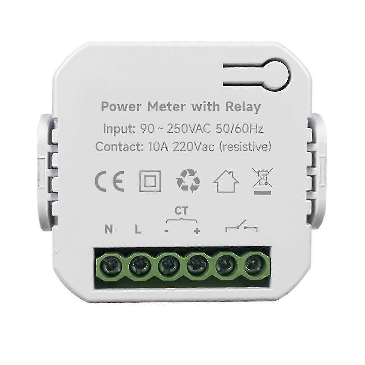 Tuya Smart WiFi Energy Meter with Open Circuit &Current Transsuitable former Clamp KWh Power Monitor suitable for Goo