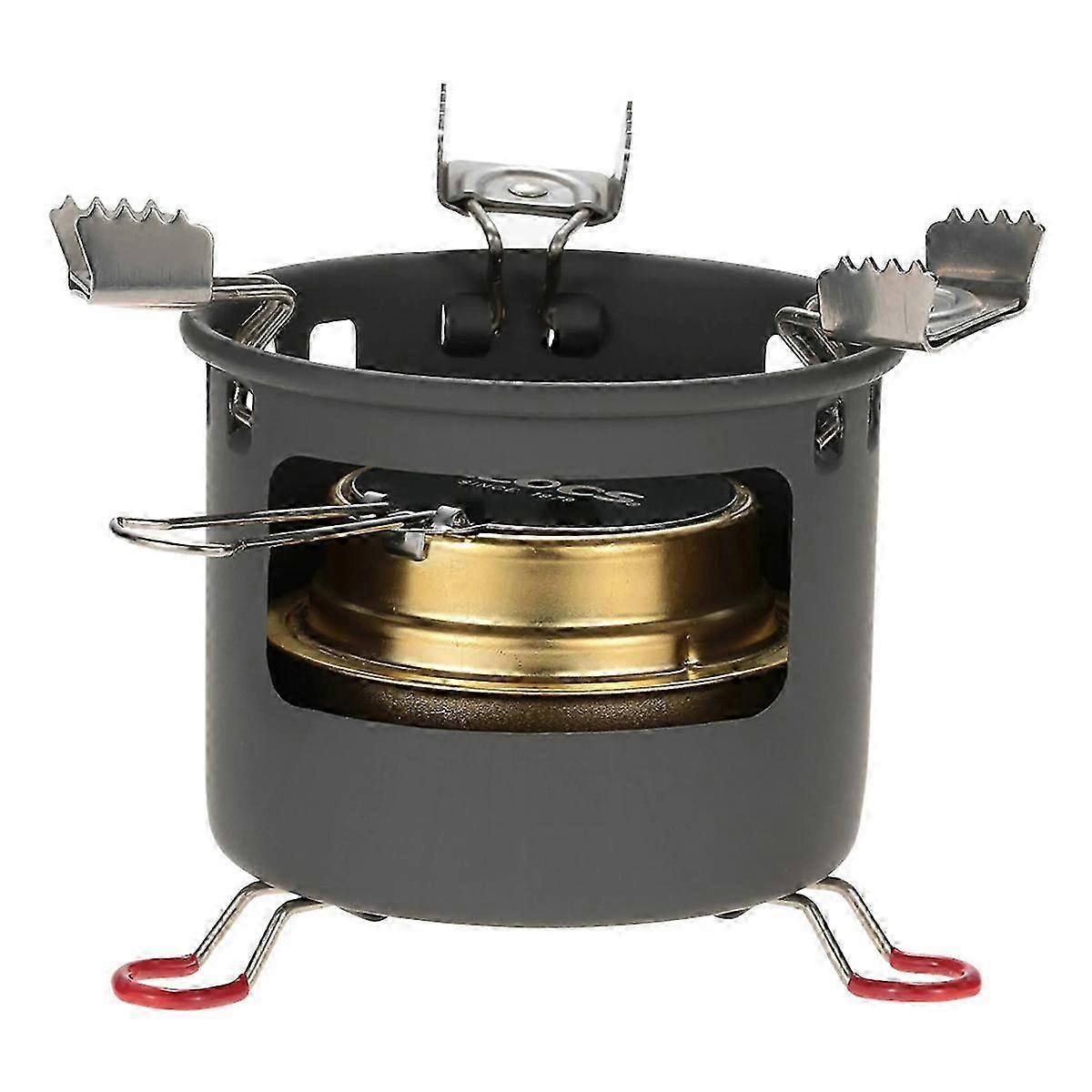 Camping Outdoor Alcohol Burner - Support Set for Portable Cooking