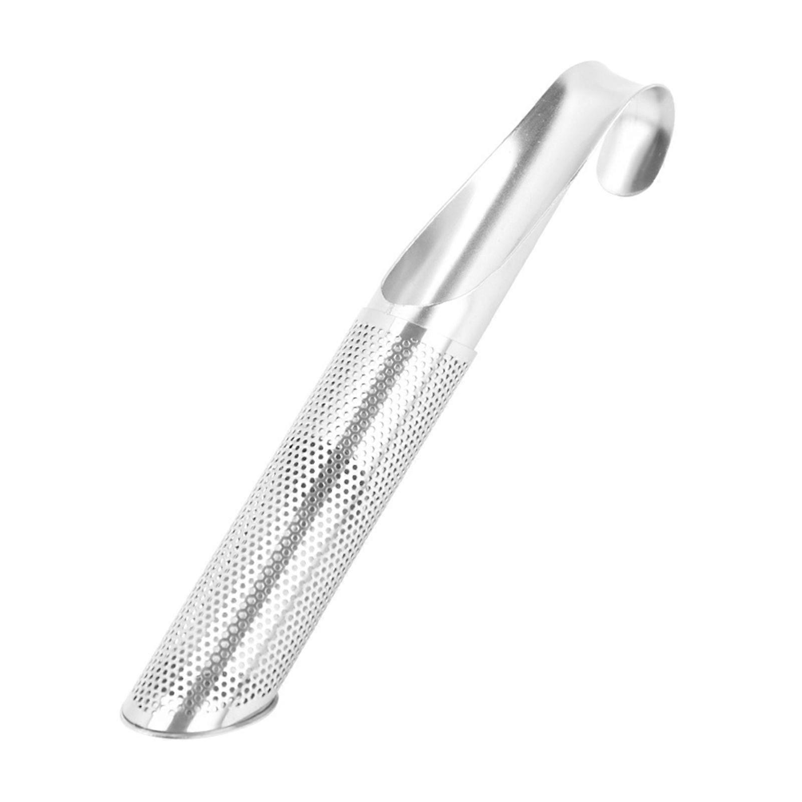 1/2Pcs Tea Diffuser Stainless Steel Fine Mesh Strainer with Hanging Hook Handle Creative Pipe Tea Infuser for Loose Leaf Tea Coffee Brewing And Herbal