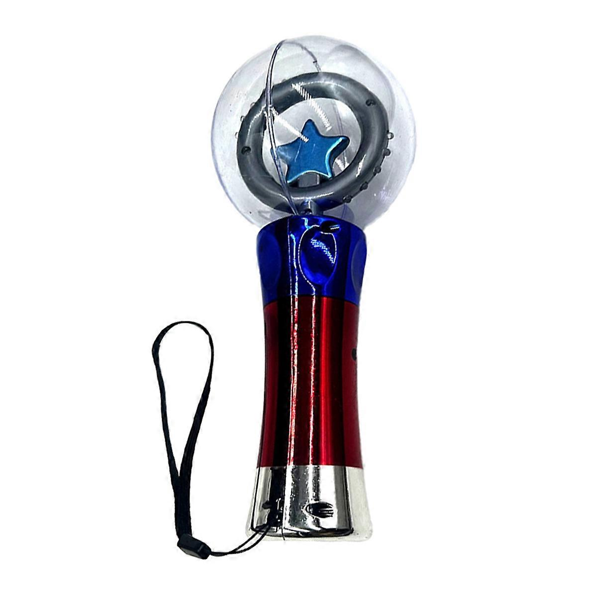 3.2インチ点滅LEDワンドコンサートグロースティックは、子供の誕生日のための魔法のボールおもちゃの杖を点灯させます