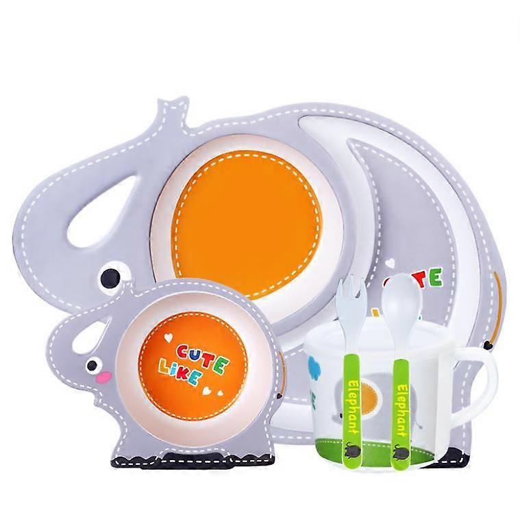 Kids Dinnerware Set - Food Plate Bowl Cup Spoon Fork Set Dishware