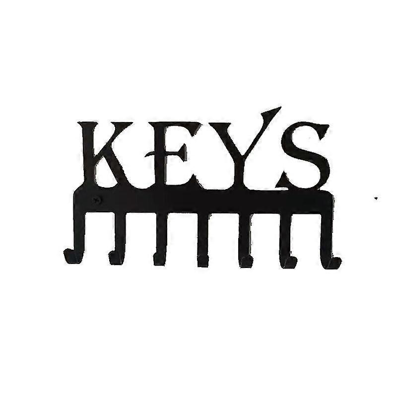 Key Holder For Wall Decorative Keys, Key Ra With 7 Hooks,modern Key Hangers For Wall Decor, Room Decor (bla),2286
