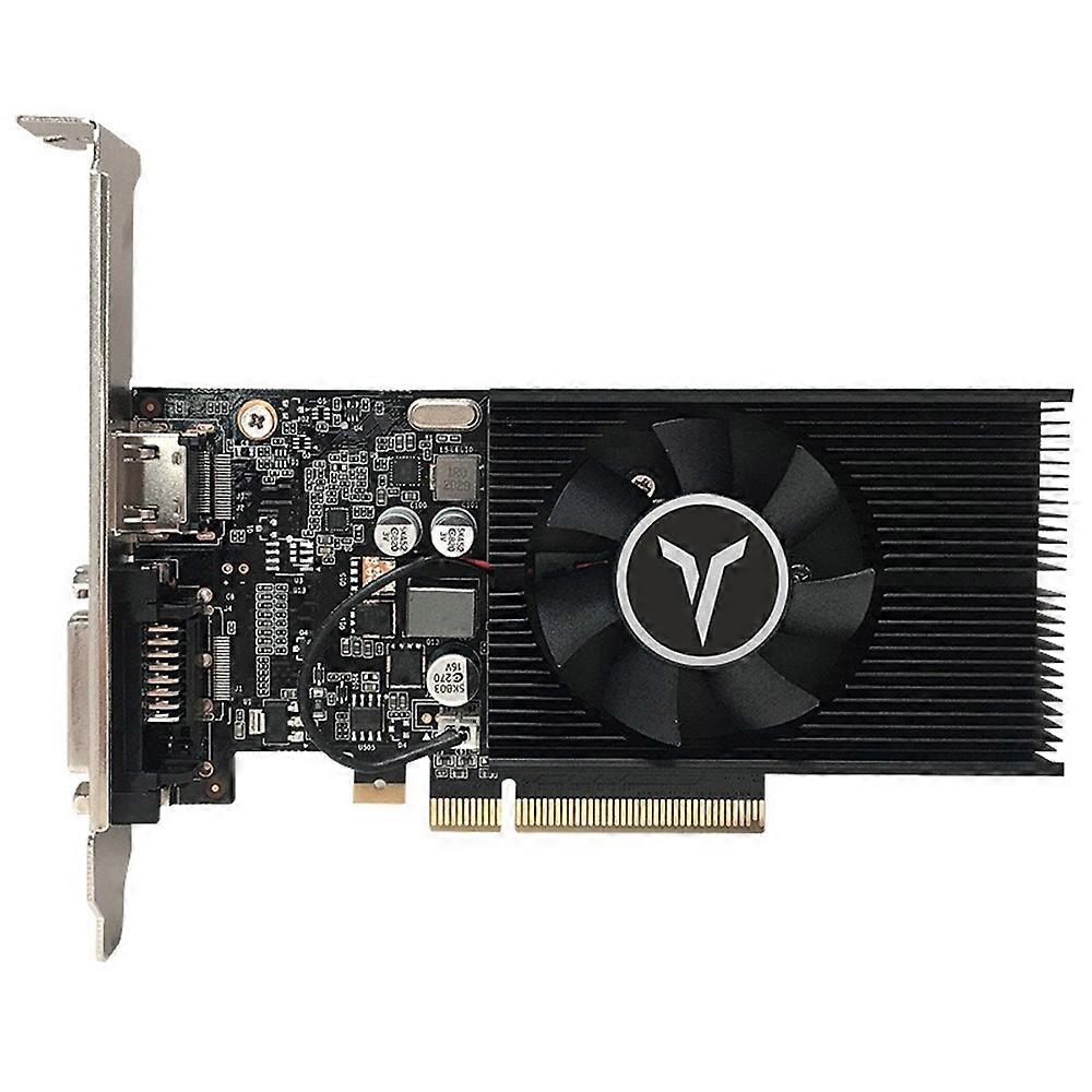 Yeston GT1030-4G D4 LP Carte graphique de jeu 4 Go/64 bits/DDR4 Mémoire 1152-1380 MHz/2100 MHz Fréquence HD+DVI-D Ports de sortie