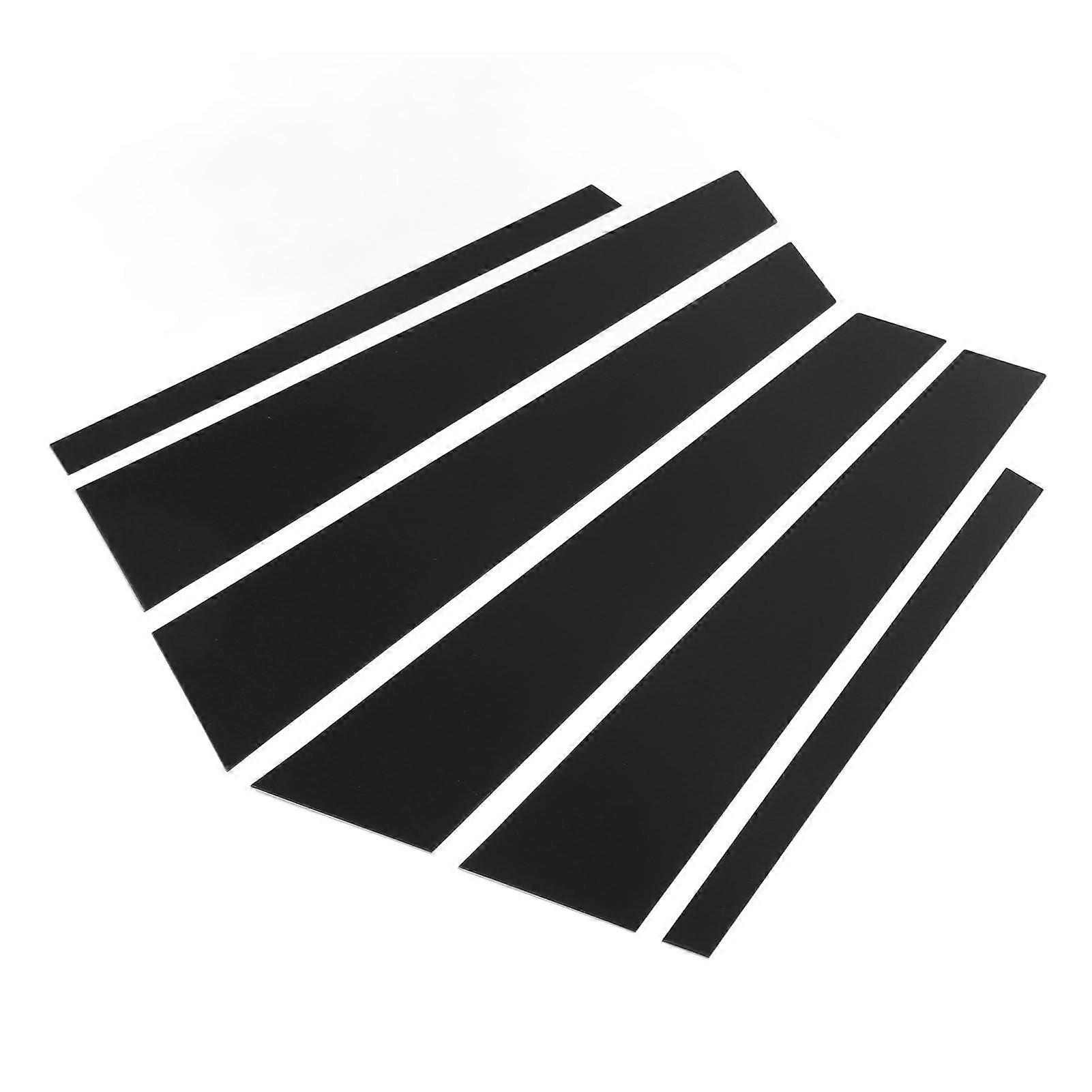 6PCS Door Window B C Pillar Cover Trim Glossy Black Mirror Decal Replacement for 3 Series F30 20132019