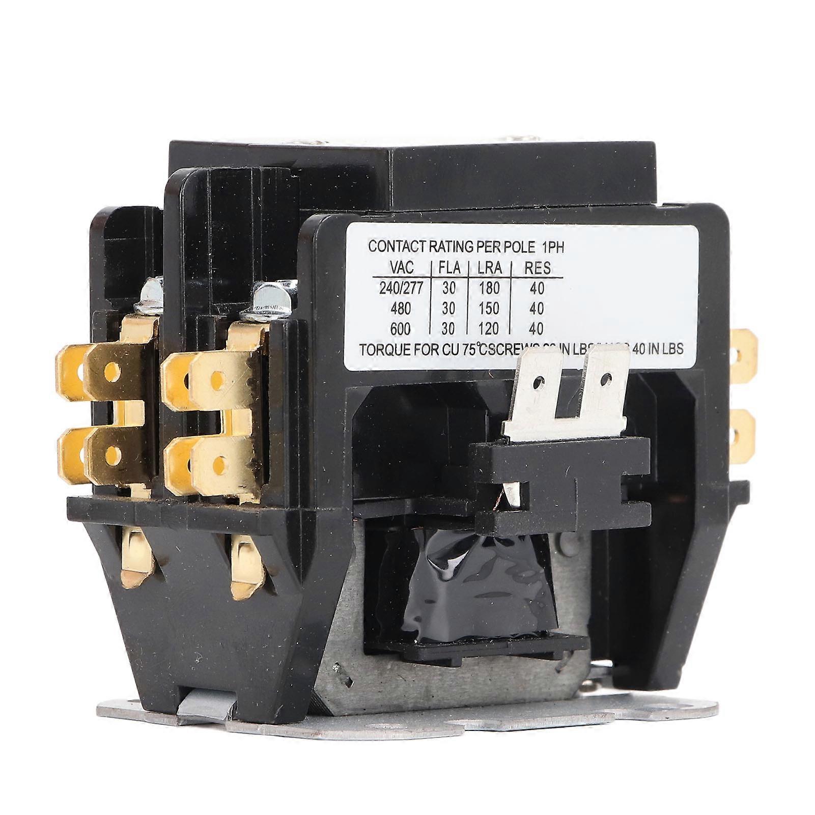 Air Conditioner Contactor 30A 2P 220V Power Control