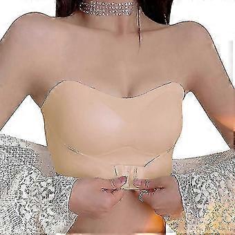 Invisible Strapless Bra For Women Wireless Push Up Non Slip Wedding Brassiere Big Breasts Underwear Sexy Lingerie S-xl Plus Size