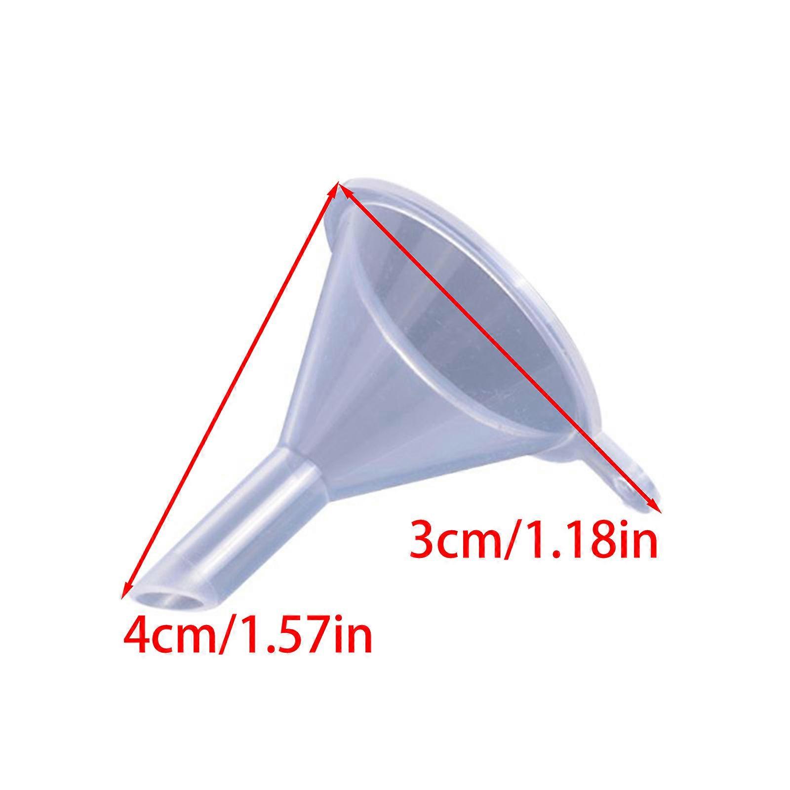 Mini Liquid Funnel Portable Essence Powder Dispenser Practical Gadget for Lab Bottles Sand Art Perfumes Spices Device  Plastic PP