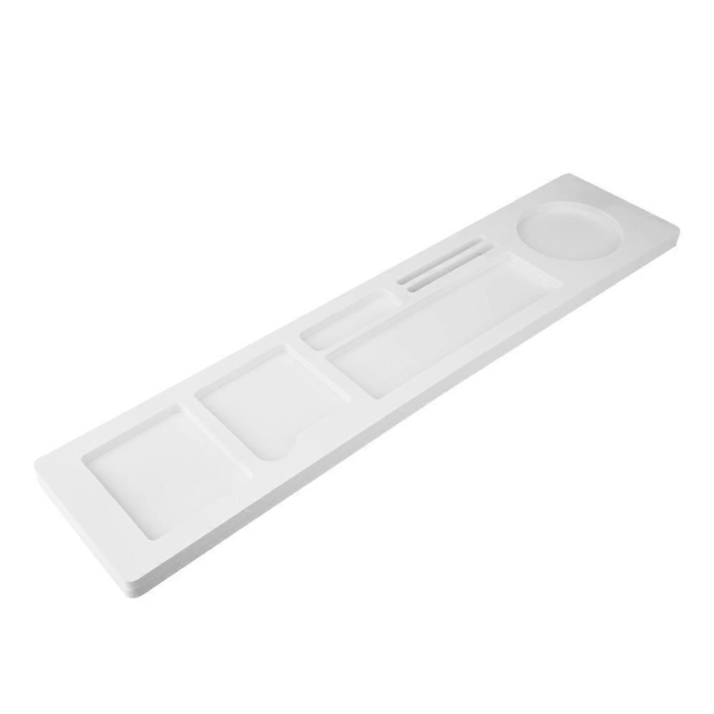 Desktop Organizer Rack Office Supply Holder Computer Desk Tray Shelf Over Keyboard(54*11*9.5cm)