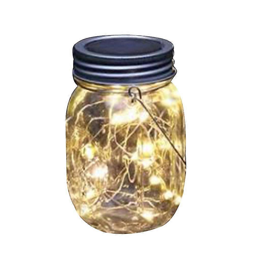 Solar Mason Jar Lights with Automatic Sensitivity Shut at Daytime Open at Night