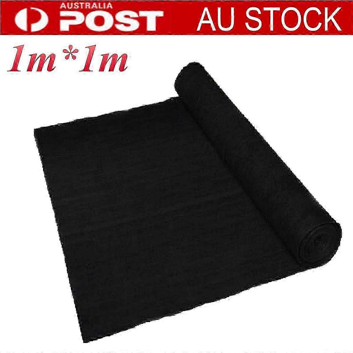 2x 1mx1mx3mm活性炭フォームスポンジ池空気含浸フィルターシート