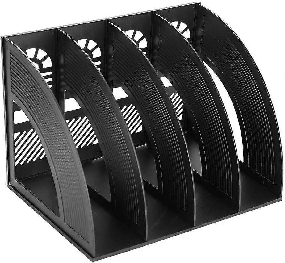 Multifunction Document Storage With Durable And Stable Plastic Collapsible Magazine File Holder, Adjustable Sturdy Binder Storage For Efficient Home