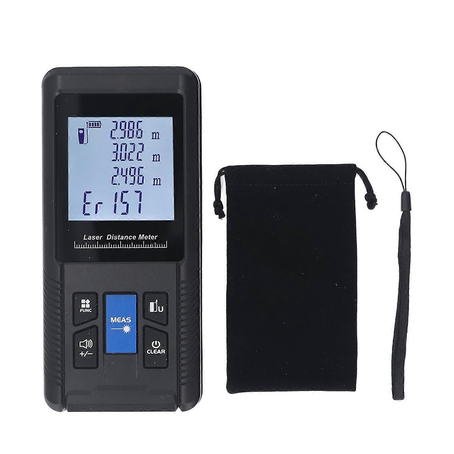 Digital Laser Distance Meter Multiple Measurement Modes 120m Portable Laser Measure Device
