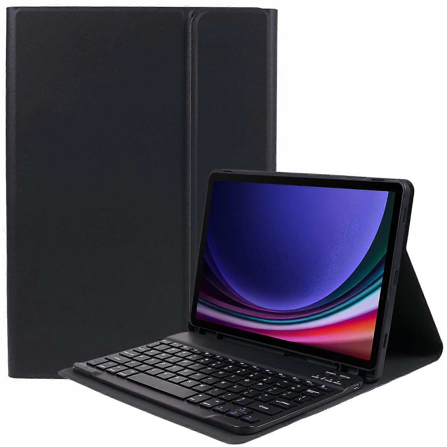 SK-X710 Voor Samsung Galaxy Tab S9 (X710/716B/718U) Slank Bluetooth-toetsenbord PU + PC-tablethoes