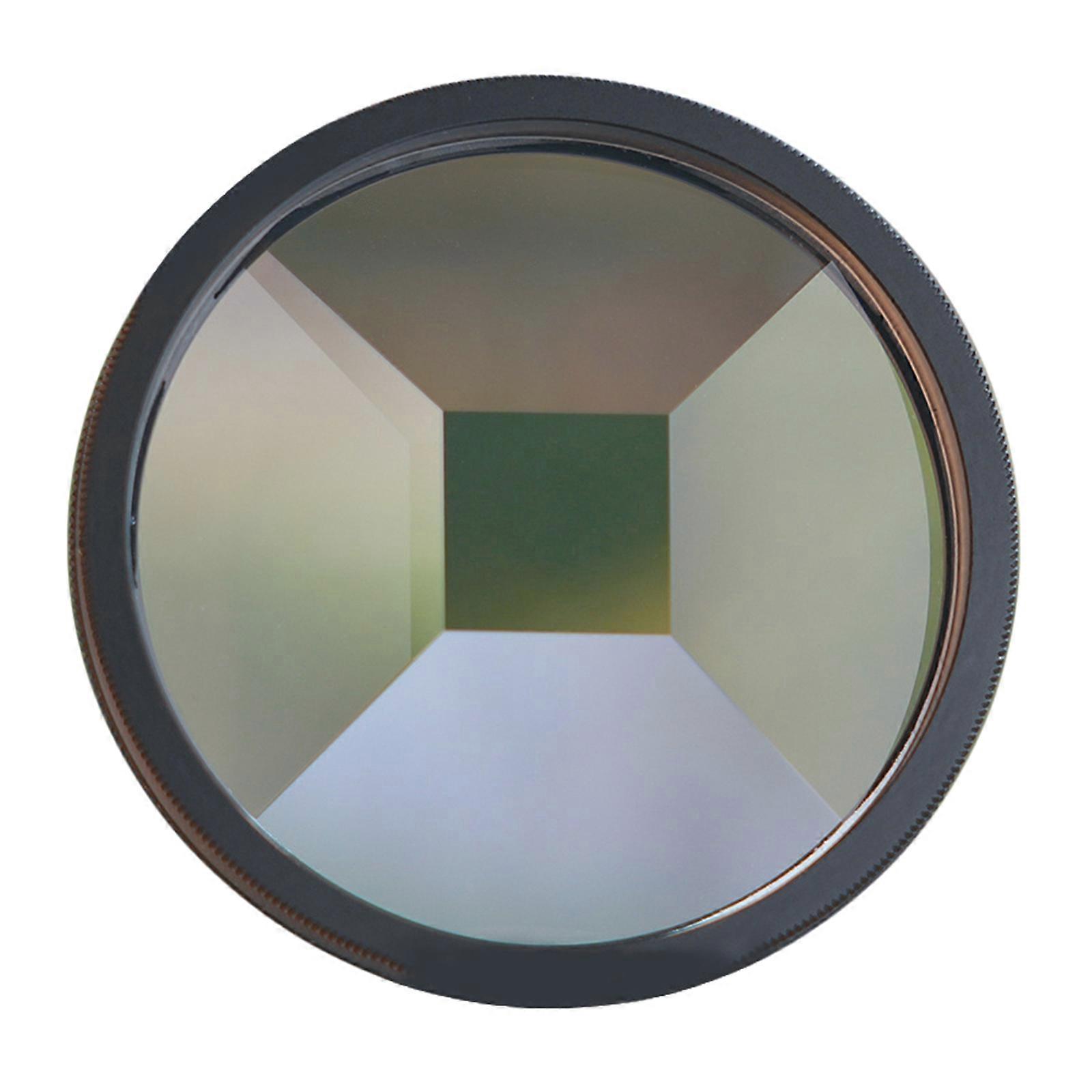 49mm Kaleidoscope Prism Lens Filter Photography Prism Glass Effect Filter Photographic Subjects Camera Accessories Multicolor