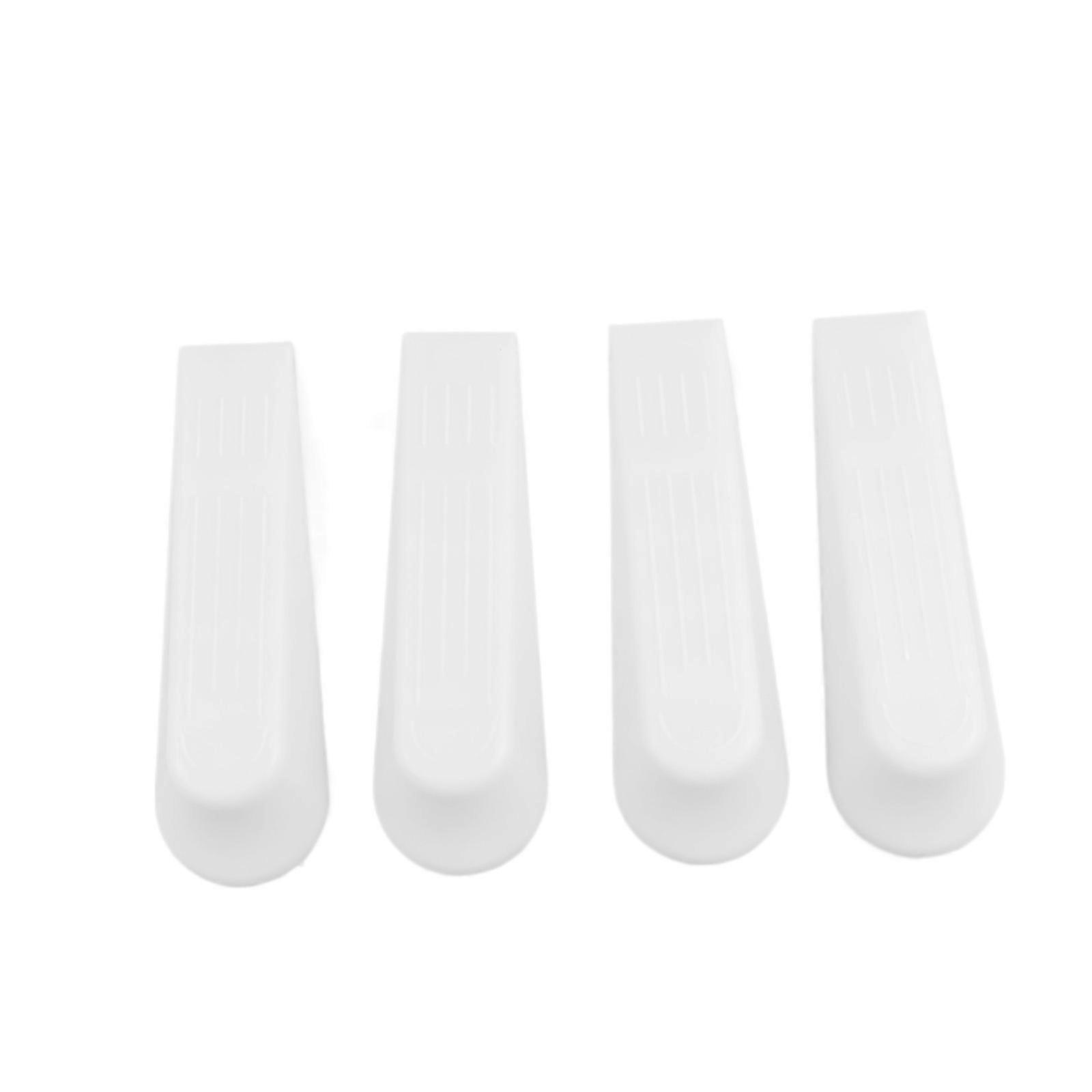 4 Stück weißer Türstopper