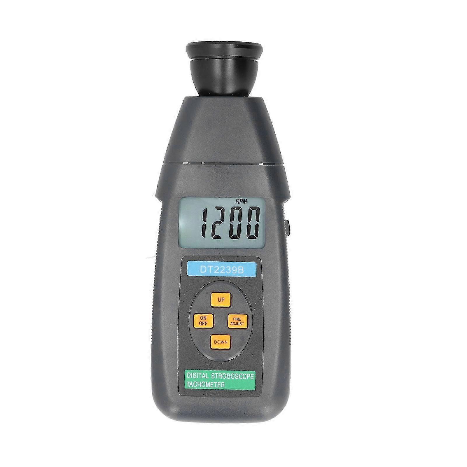 Digital Stroboscope Photoelectric Flash Tachometer Revolution Meter Portable Handheld DT2239B