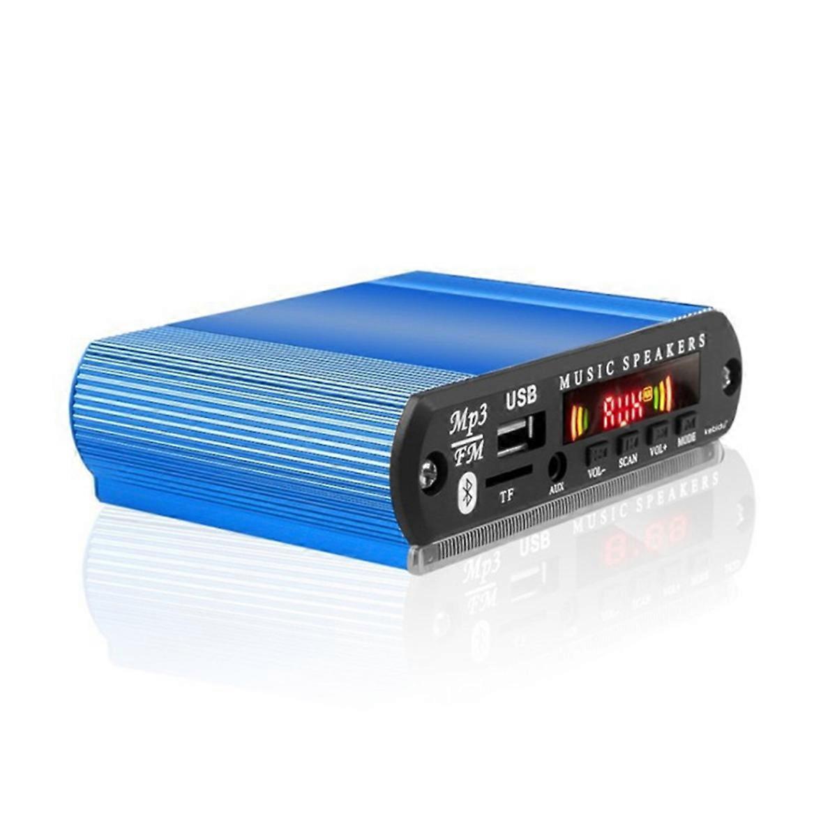 Bluetooth MP3 Player Decoder Board FM Radio, USB, TF, Blue