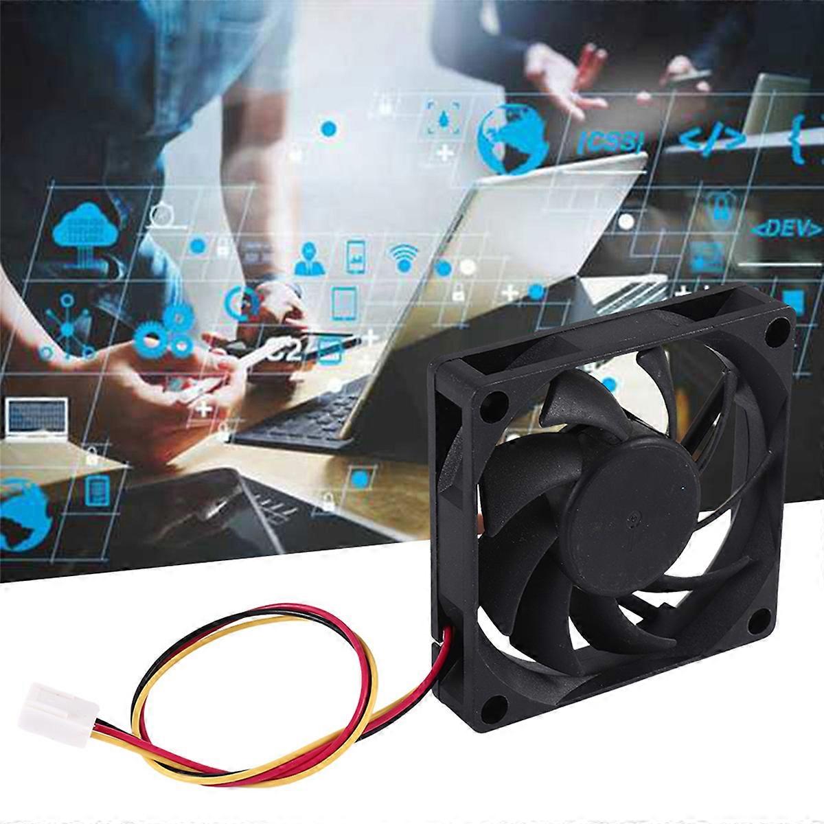 Internal 12V 3 Pin CPU Fan Cooler Fan for PC 70x70x15mm